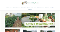 Desktop Screenshot of harvestvalleyfarms.com